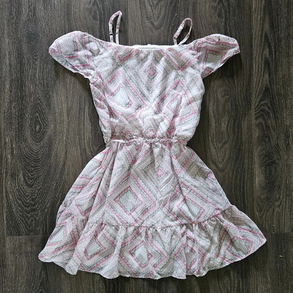 The Children's Place Flowy Floral Off the Shoulder Dress - Girls 16 - Picture 1 of 11